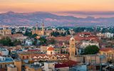 Altstadt von Nikosia, Nordzypern, mit der Selimiye-Moschee auf Zypern