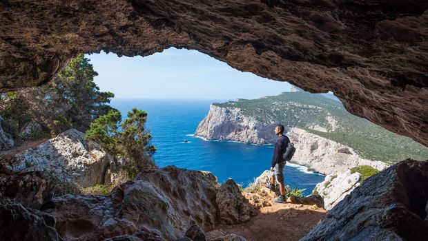 Küstenwanderer auf Sardinien